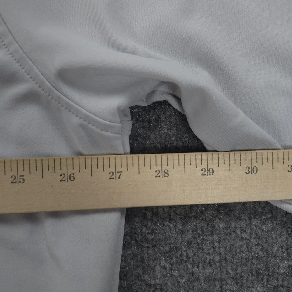 Peter Millar Shirt Mens 2XL Gray Perth Performance 1/4 Zip Golf Pullover Stretch